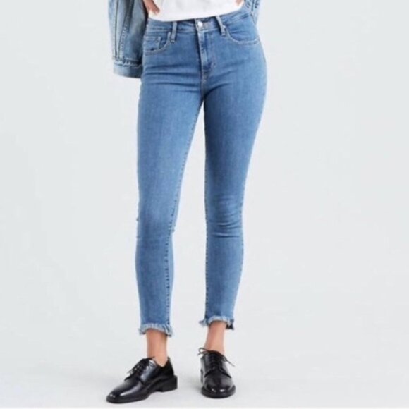 Levis 721 High Rise Skinny Jeans Size 31 - Picture 1 of 7